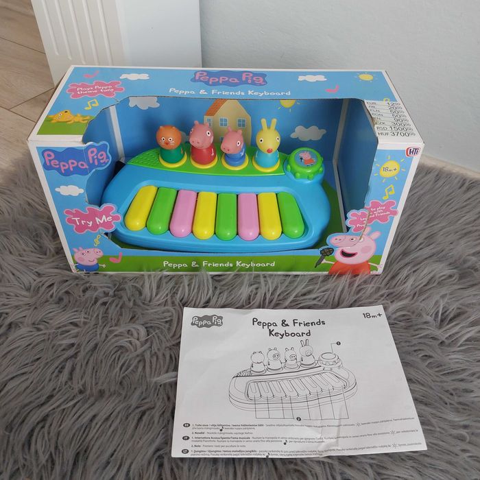 Keyboard- pianinko dla dzieci swinka Peppa
