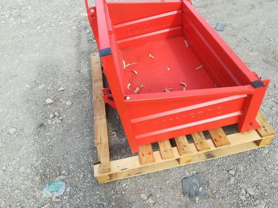 Caixa de carga para mini trator nova basculante