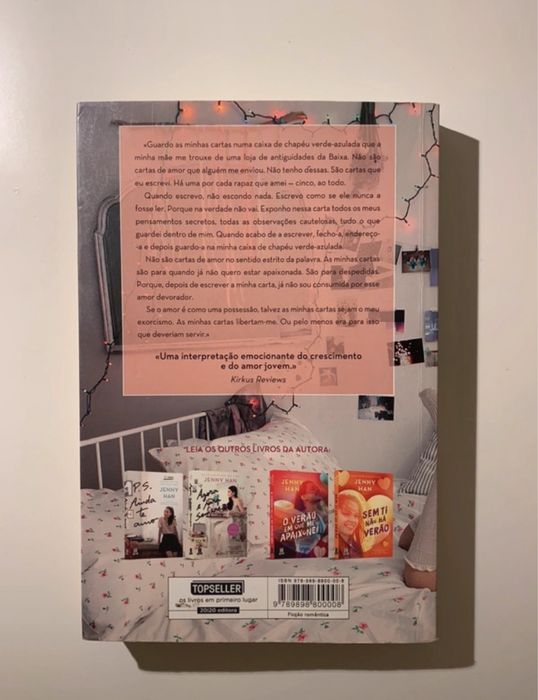 Livro: “A Todos Os Rapazes Que Já Amei”, Jenny Han