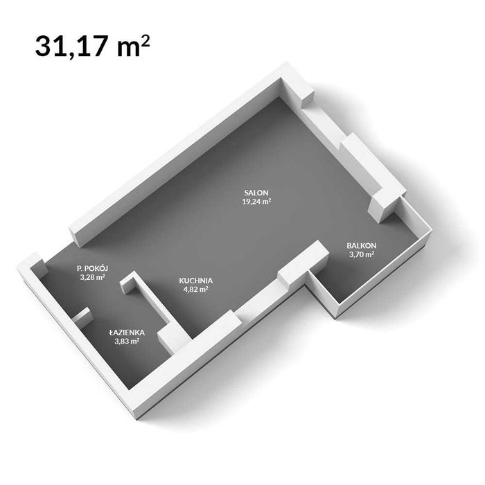 Nowe mieszkanie OKMIANY 31,17m2