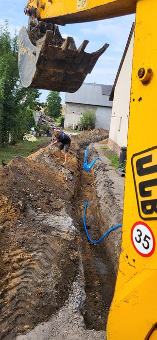 Uslugi koparko ładowarką