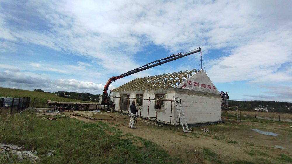 TRANSPORT HDS DŁUGI 18m  łodzie kontenery domki holenderskie