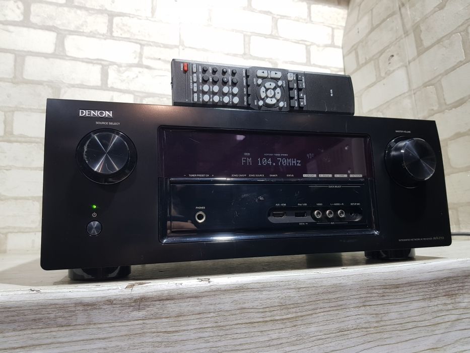 Пульт! 7.1 AV ресивер DENON AVR-2113, (+2) 125 Вт/кан.,HDMI, USB, LAN,