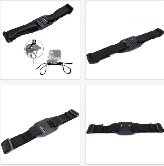Suporte capacete de bicicleta ventilado compatível com gopro