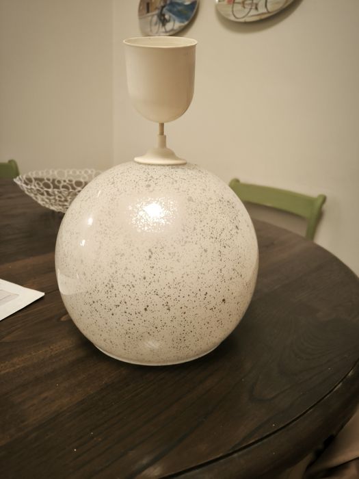 Candeeiro de tecto em vidro