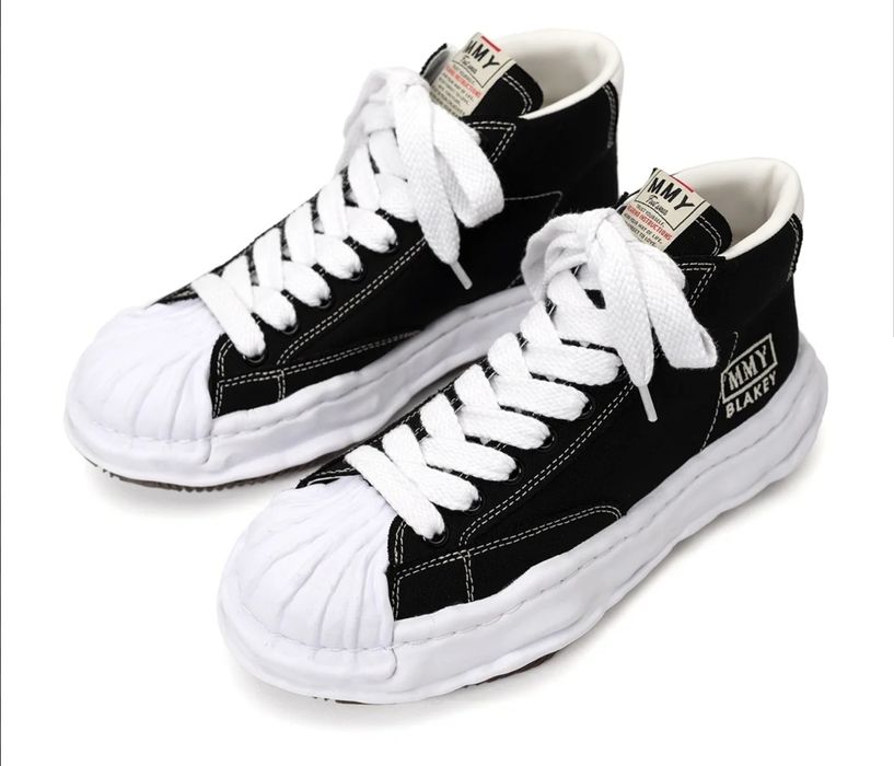 Кросівки кеди MMY  Maison Mihara  Yasuhiro  blackey og sole canvas