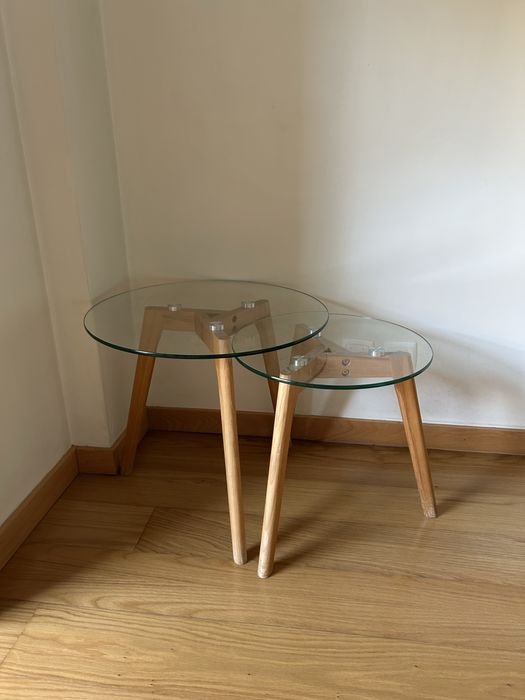 Mesinhas de vidro jysk FALSLED