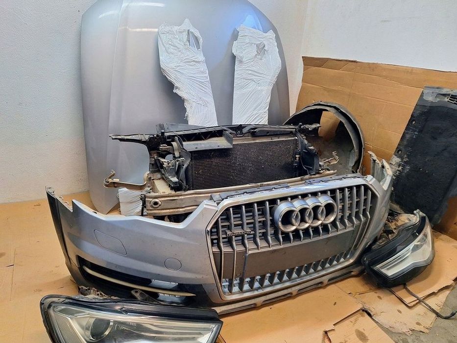 audi a6 c7 4g allroad 2011- maska zderzak przod chlodnice xenony blotniki