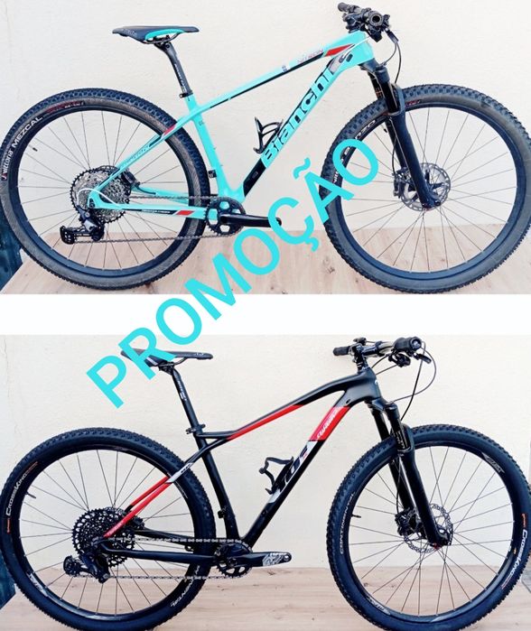 JF-Bikes Duas Bicicletas BTT  Carbono M Bianchi/ Wilier triestina