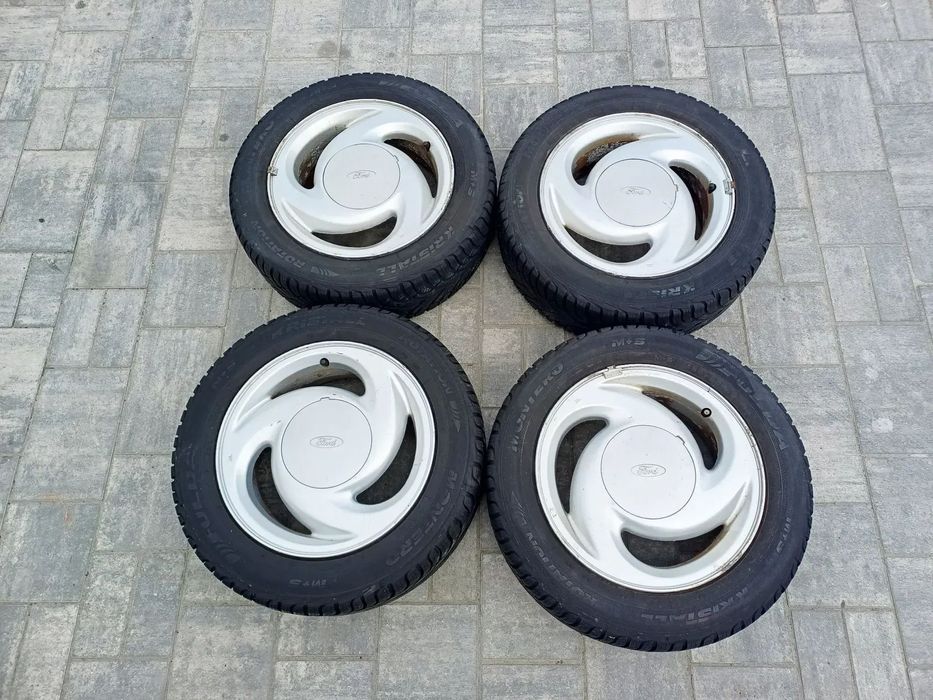 FELIGI Z OPONAMI ALUMINIOWE FORD PROBE II R15 5X114,3 6J ET40 67,1 mm OPONY 195/60 R16 NR3
