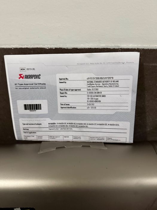 Escape Akrapovic BMW 1200GS / 1250GS