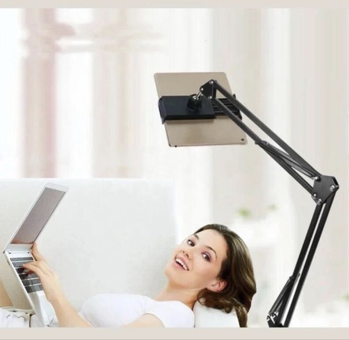 Тримач стійка-пантограф NB-35 для телефону та планшета зі струбциною