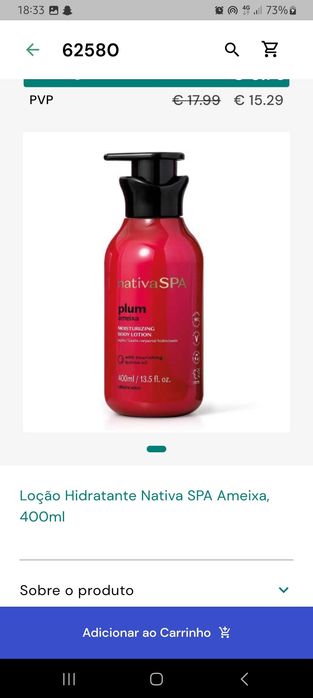 Creme nativa (ameixa)