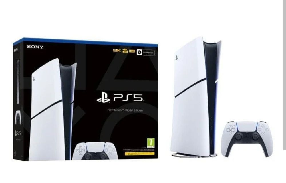 PS5 Slim Digital 1TB – Como Nova | 1 Ano de Garantia