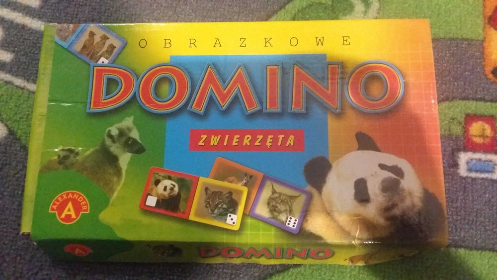 Gra Domino zwierzątka