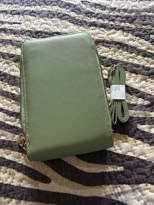Bolsa pequena para telemóvel e carteira