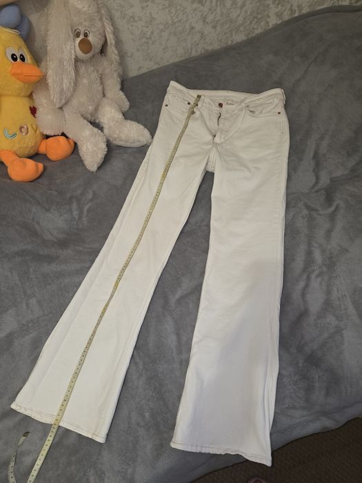 Білі жіночі джинси bootcut, розмір 40