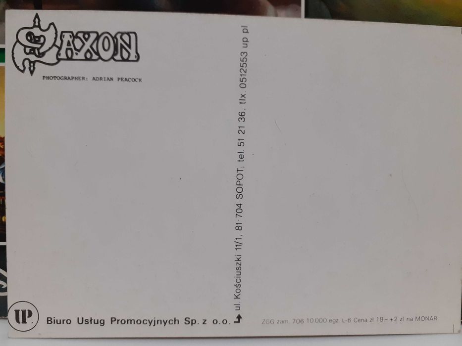 Saxon Hala Olivia 1986 Iron Maiden Judas Priest