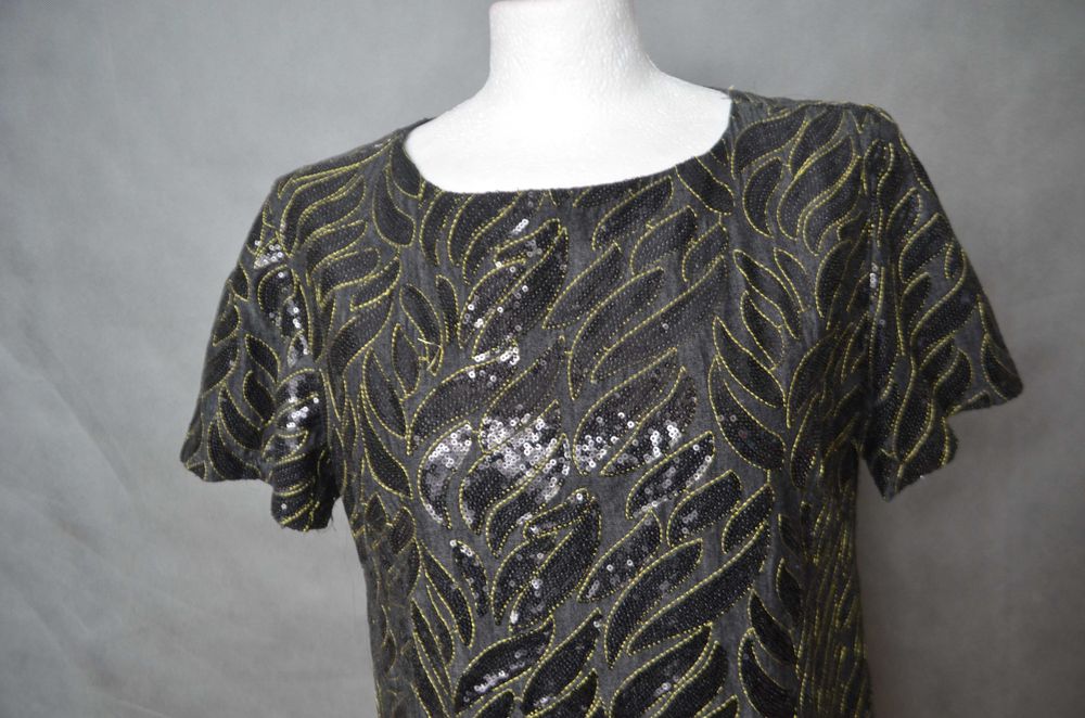 sukienka mini tunika cekiny S/M