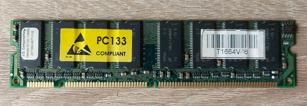 Memória SDRAM 128MB PC133