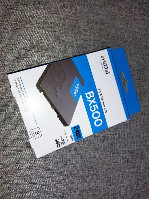 SSD Crucial BX500 240GB 3D TLC SATA III (540/500MB/s)