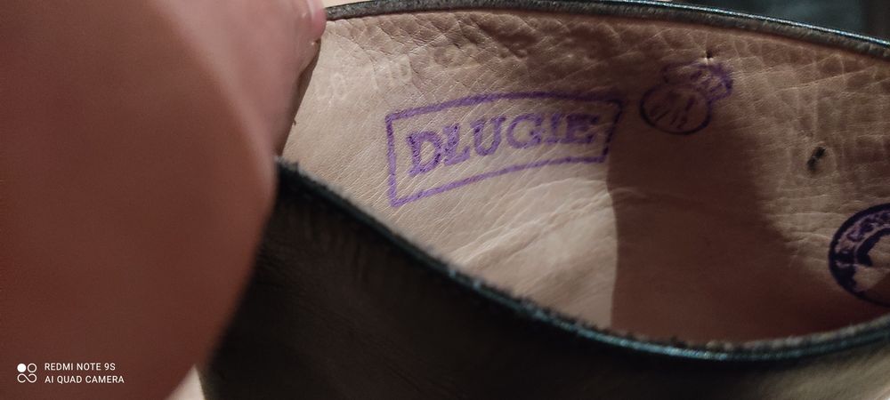 Buty oficerki milicyjne.