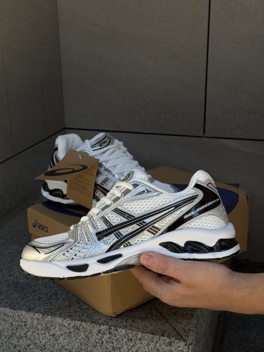‼️ БЕЗ ПЕРЕДОПЛАТИ ‼️ ASICS Gel-Kayano 14 біло-сріблясті 41–43
