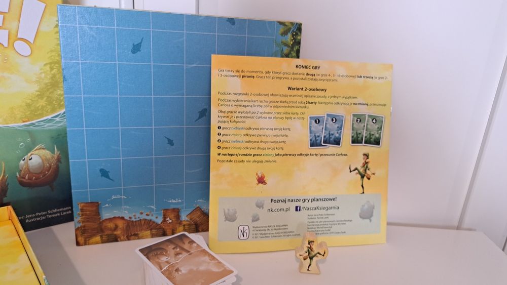 Gra Piranie. Wydawnictwo NK. Jak nowa