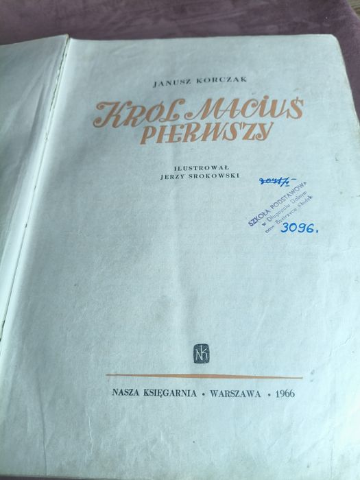 Książka Król Maciuś I ⁵⁸