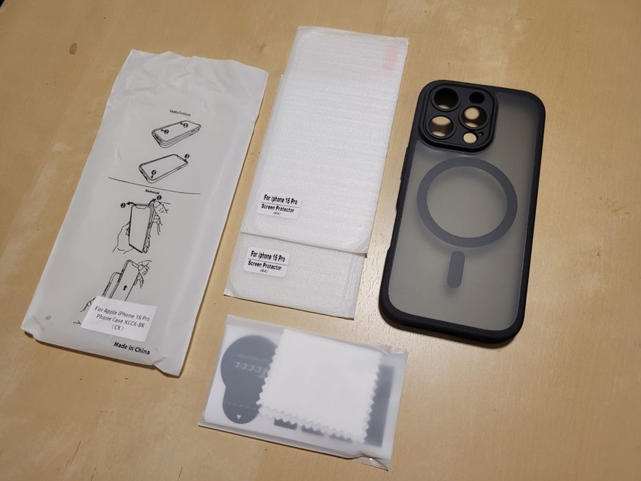 Pelicula e capa para IPhone 16 pro