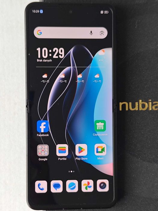Smartfon Nubia Flip 8 GB / 256 GB 5G DualSim Czarny Cosmic Black