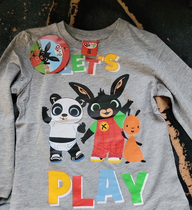 Bluzka bing szara 98