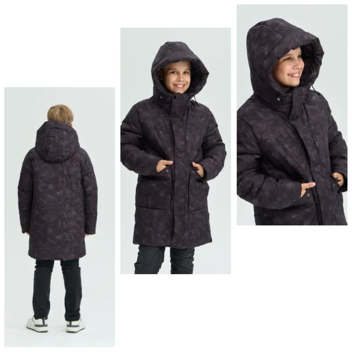 Підліткова подовжена зимова куртка 140, 146, 152, 158, 164