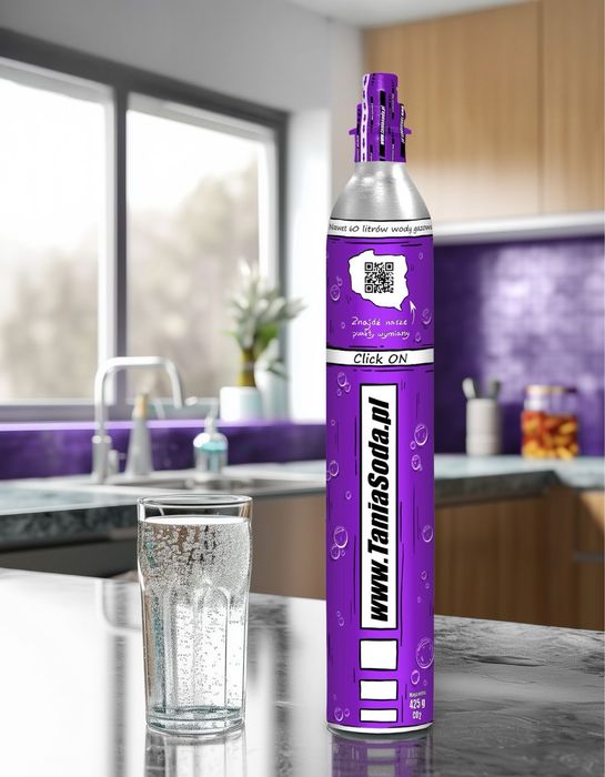 Gaz Soda CO2 425g do saturatorów Stream quick on twist on connect