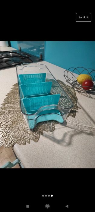 Pojemnik do lodówki z przegródkami Nowy