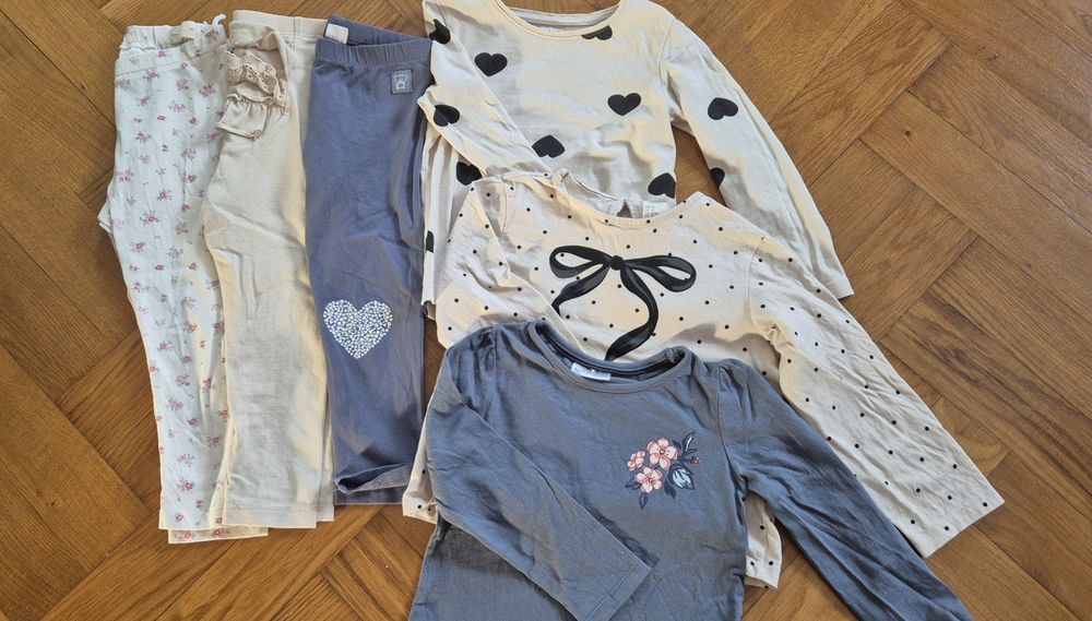 Paczka ubranek dla dziewczynki r. 92