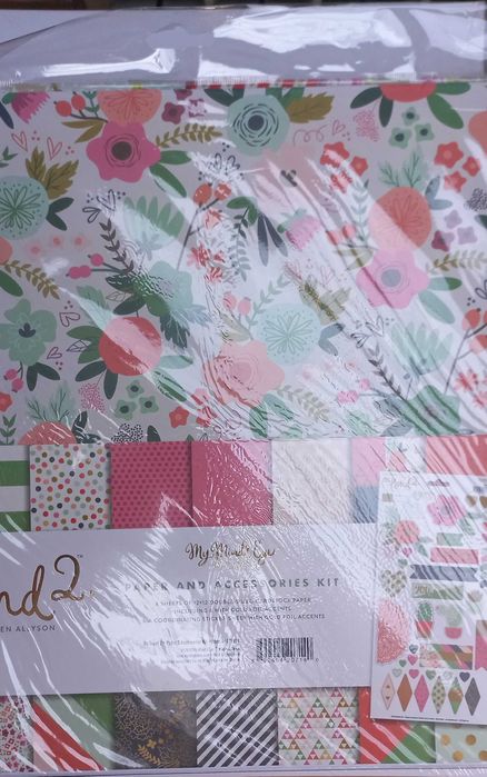 Papercrafting, papel decorativo, 30,5x30,5 cm, edições raras