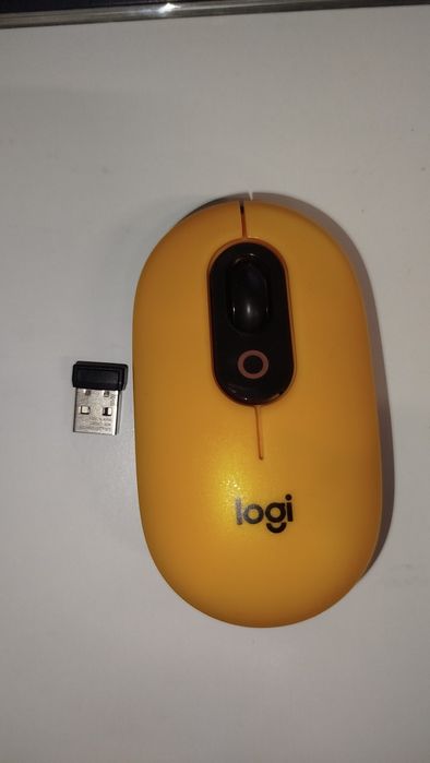 Безпровідна мишка Logitech POP yellow жовта
