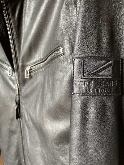 Pepe Jeans чоловіча шкіряна куртка