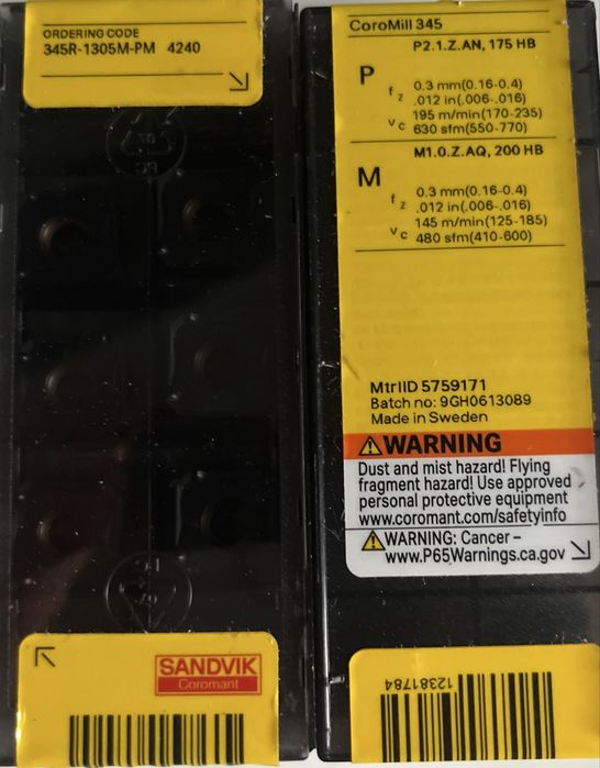 Sandvik R390 18 i 345R R390 11 orginal.