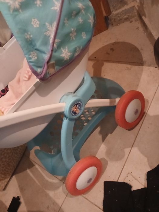 wózek dla lalek Smoby Disney Kraina Lodu, głęboka gondola