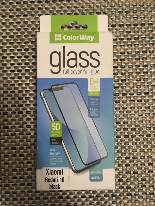 Захисне скло для телефону Xiaomi Redmi 10