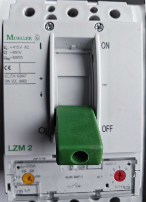 Авт. выкл, 3 ф. LEGRAND DPX 250А, Moeller LZM2-250A, Eaton BZMB2-A250