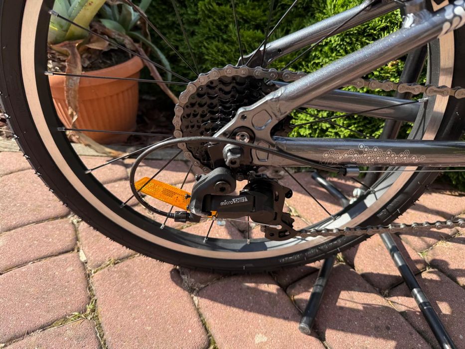 Świetny rower dziecięcy Leon 20” rama 11” 6 biegów lekki tylko 8kg