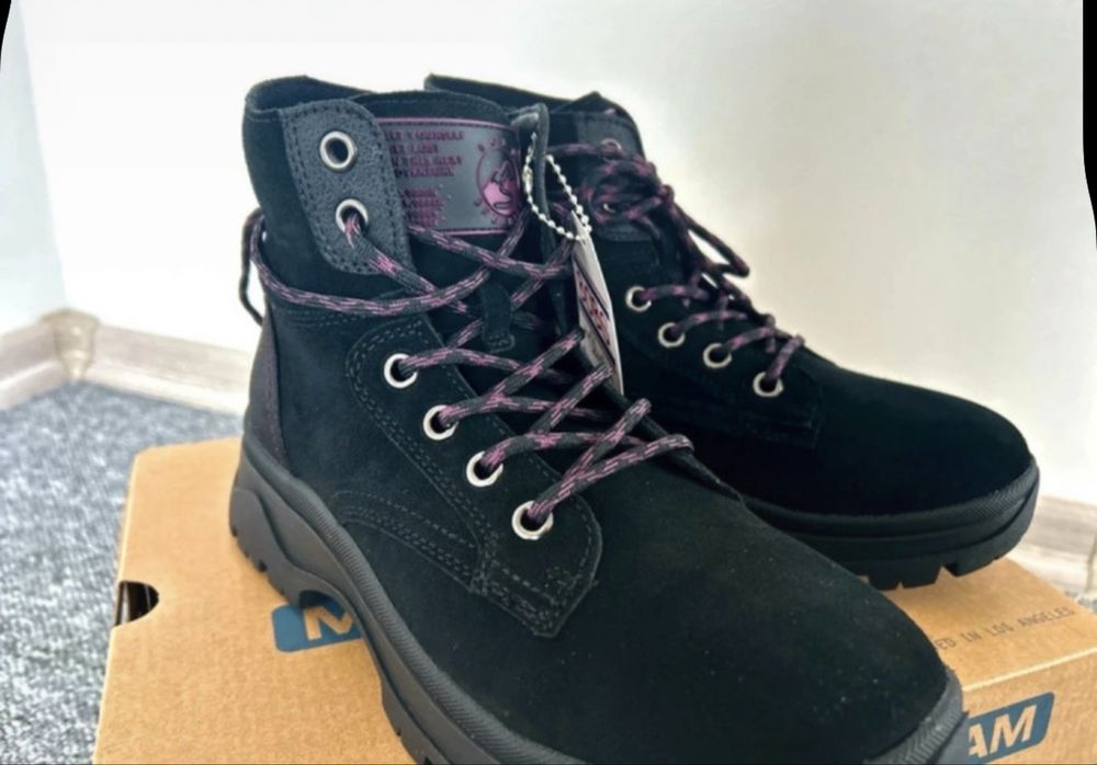 Botki trapery skechers