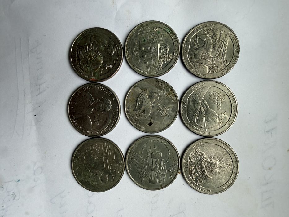 Продам монети квотери америка