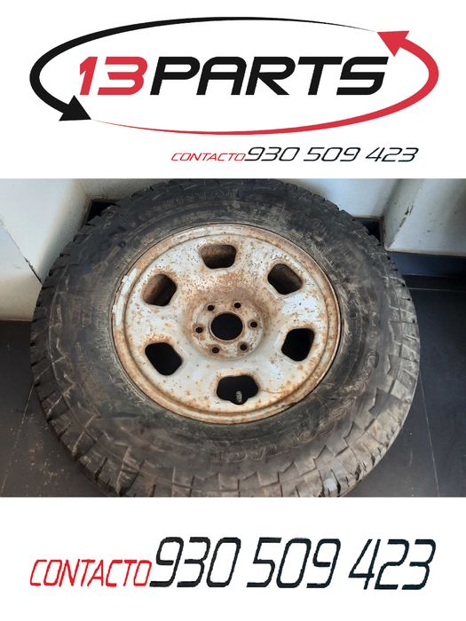 Conjunto 5 Jantes com Pneus Nissan Navara D40