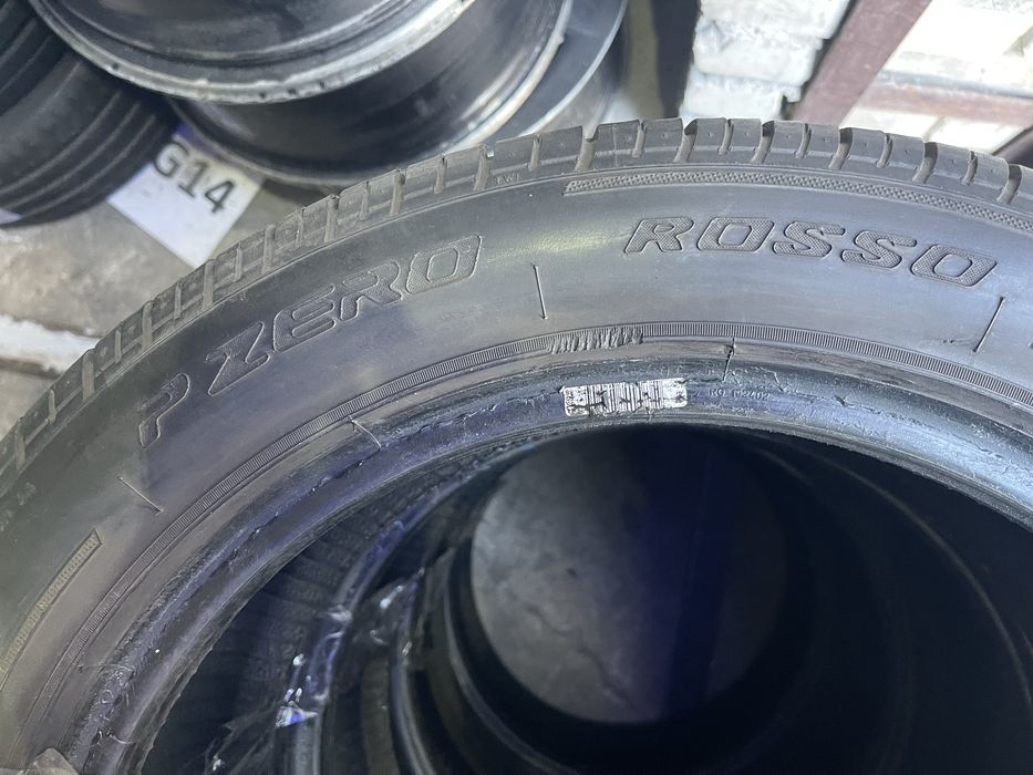 Шины 215/55 R17 Pirelli P zero б/у комплект 4,5мм лето U6