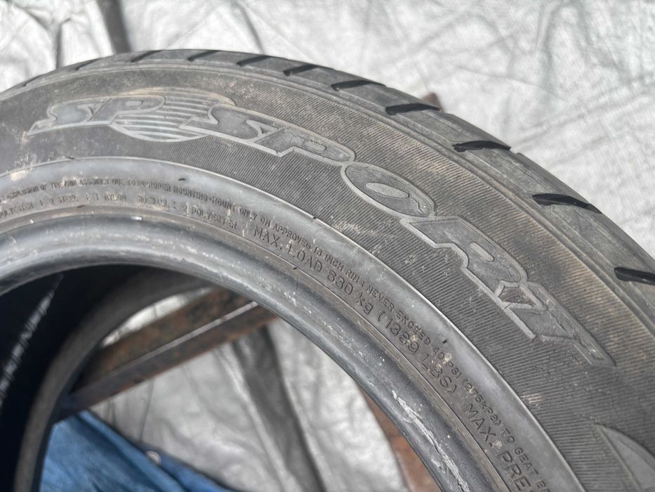 205-60-R16 DUNLOP SPORT = пара 2штуки летней резины GERMANY 2022