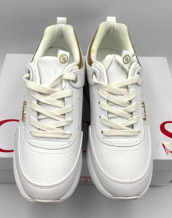‼️Nowe oryginalne sneakersy GUESS Marlyn białe 40 AZ 183 buty damskie